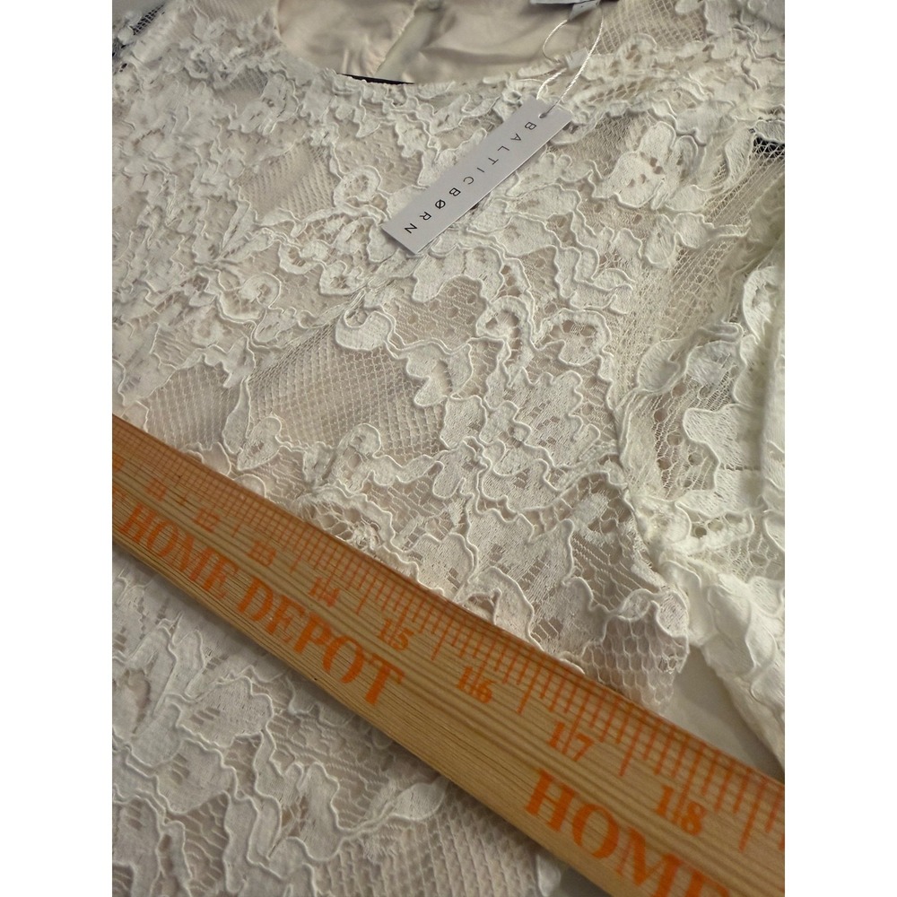Baltic‎ Born Aasha Lace Midi Dress Size Large Boho Lace off white - Picture 5 of 11